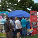 PSAC BC's Think Public booth at the Vancouver Pride Celebrations