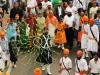 Brescia, Italy - April 16, 2011: Dance during Vaisakhi procession